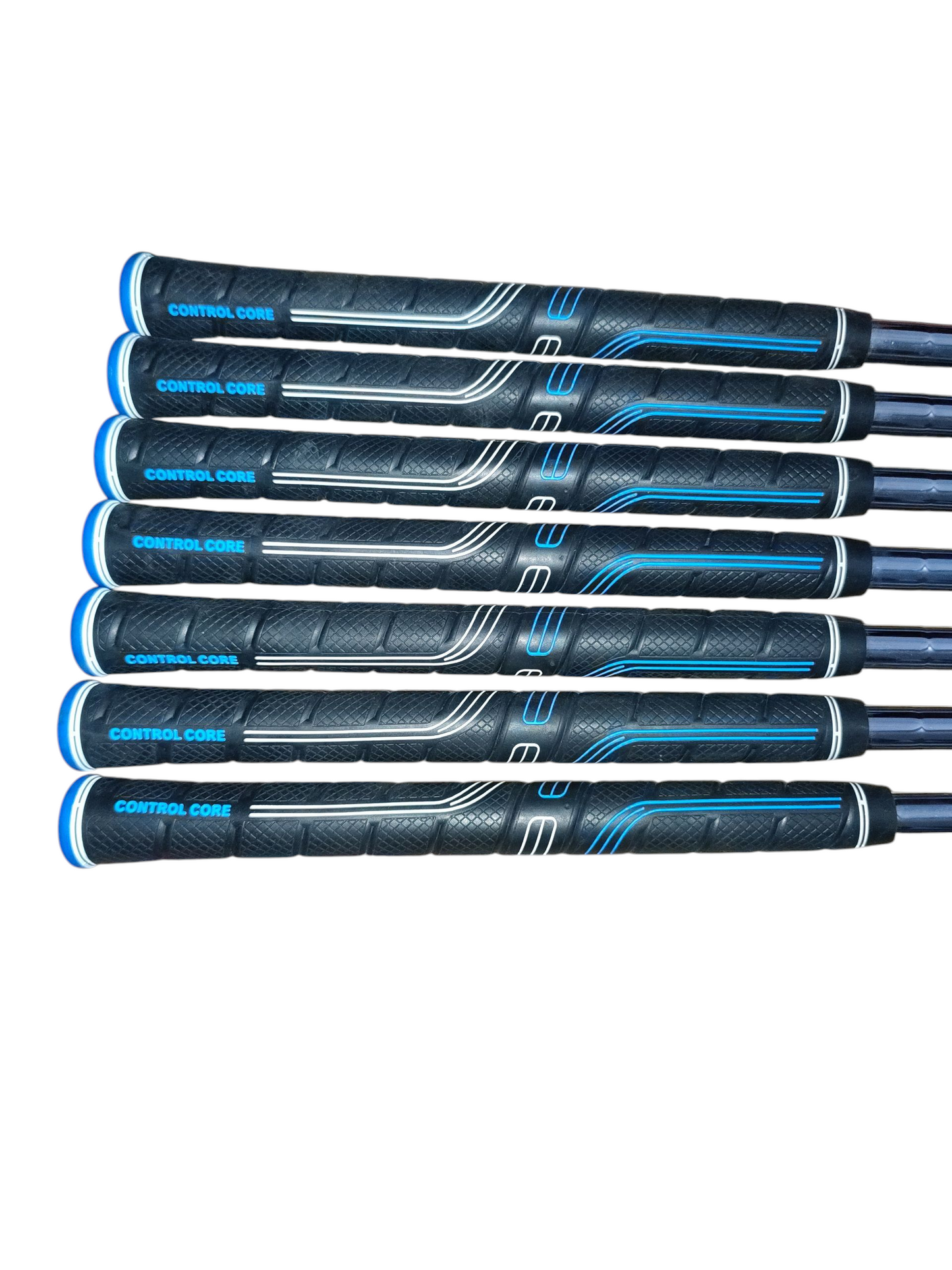 Dynamic Gold shafts, 105 S300, set of 7 shafts, 4-p. Cp2 Warp Midsize grip, Pre-Owned.