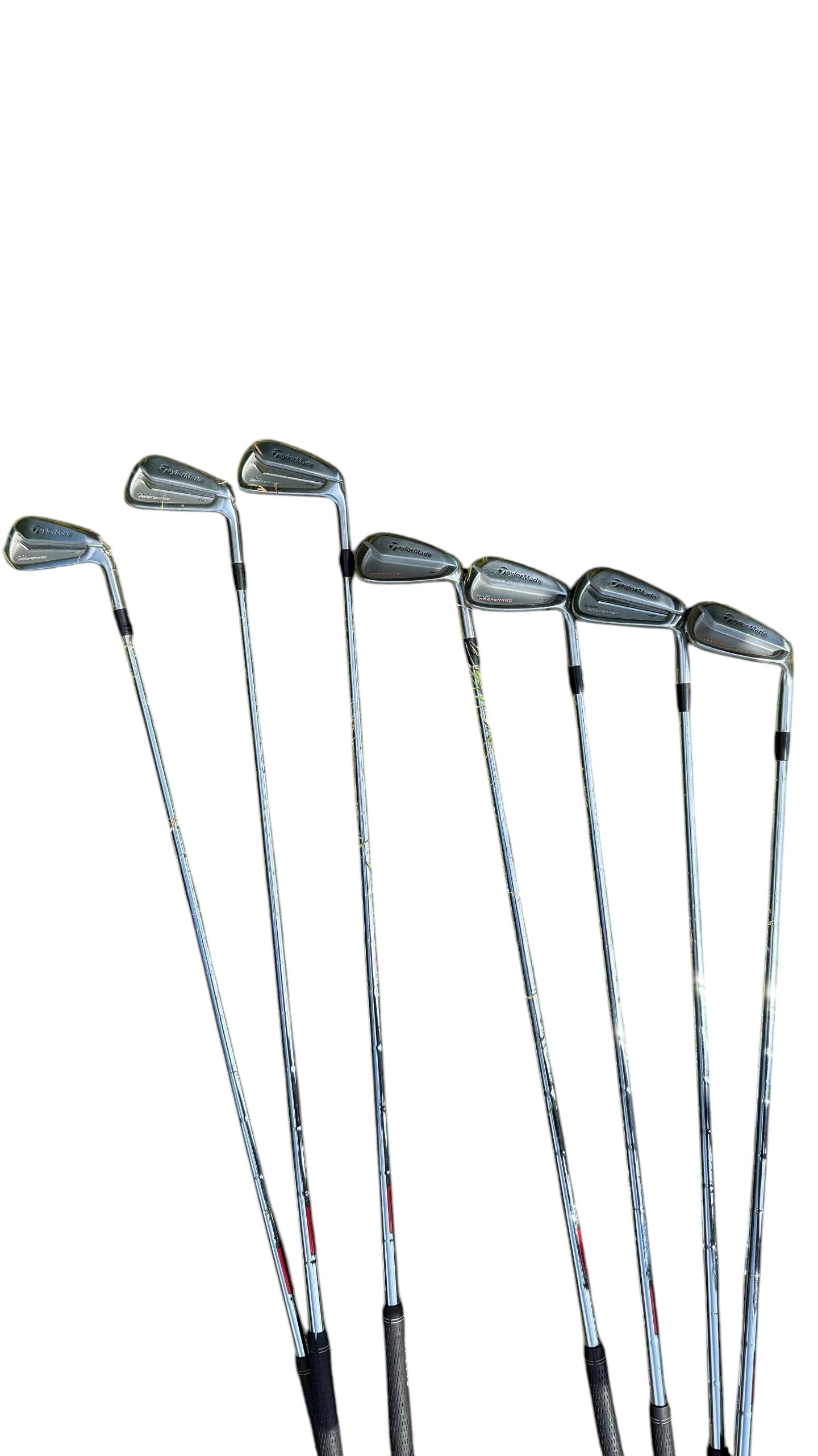 Taylormade Tour Preferred MC, KBS Tour Stiff shafts, Pre-Owned.