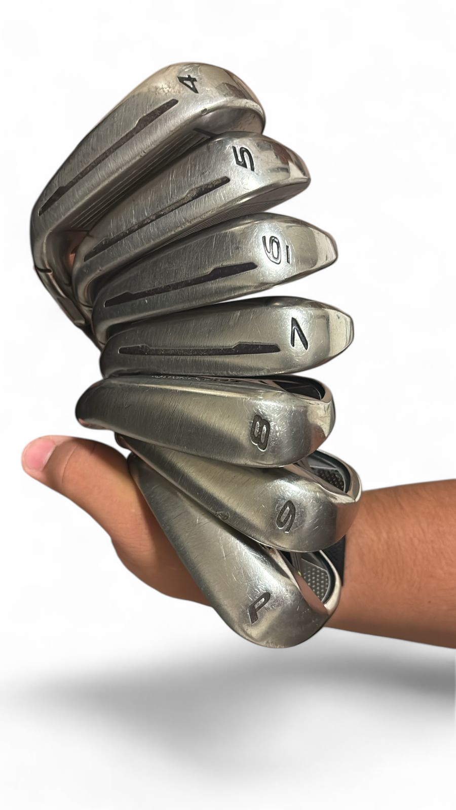 Taylormade M2 Men golf iron set. Regular Graphite shaft. Pre-Owned.