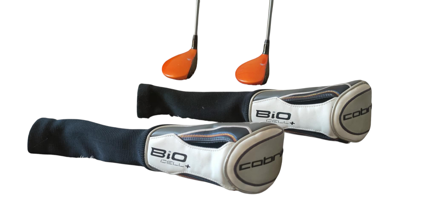 COBRA BIO CELL+. 3 AND 5 FAIRWAY WOOD ADJUSTABLE. PRE-OWNED.