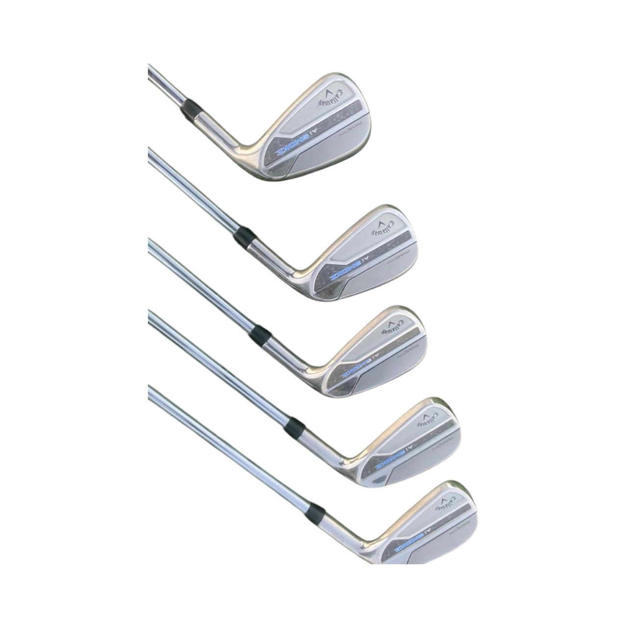Callaway Paradaym AI smoke irons Set (6-pw), Regular Steel Shaft Pre-Owned.
