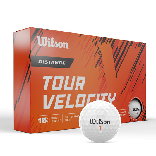 Wilson Tour Velocity Golf Balls. Pack of 15 ball.