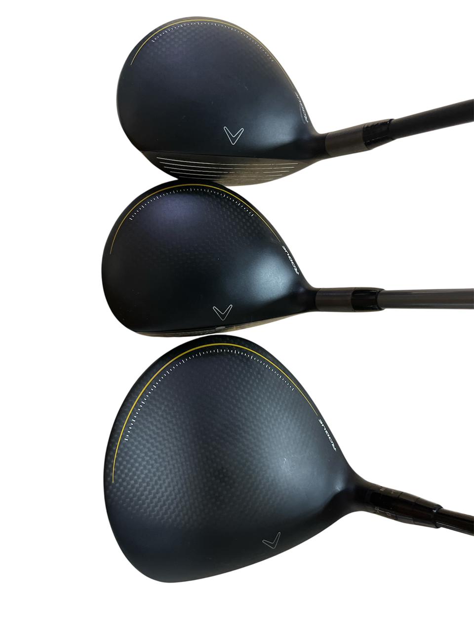 Callaway ROGUE st wood set. Flex stiff. Pre-Owned.