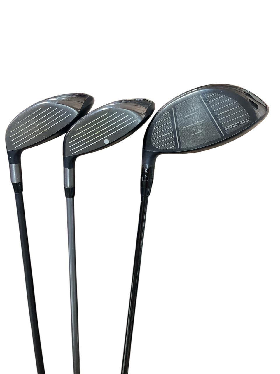 Callaway ROGUE st wood set. Flex stiff. Pre-Owned.