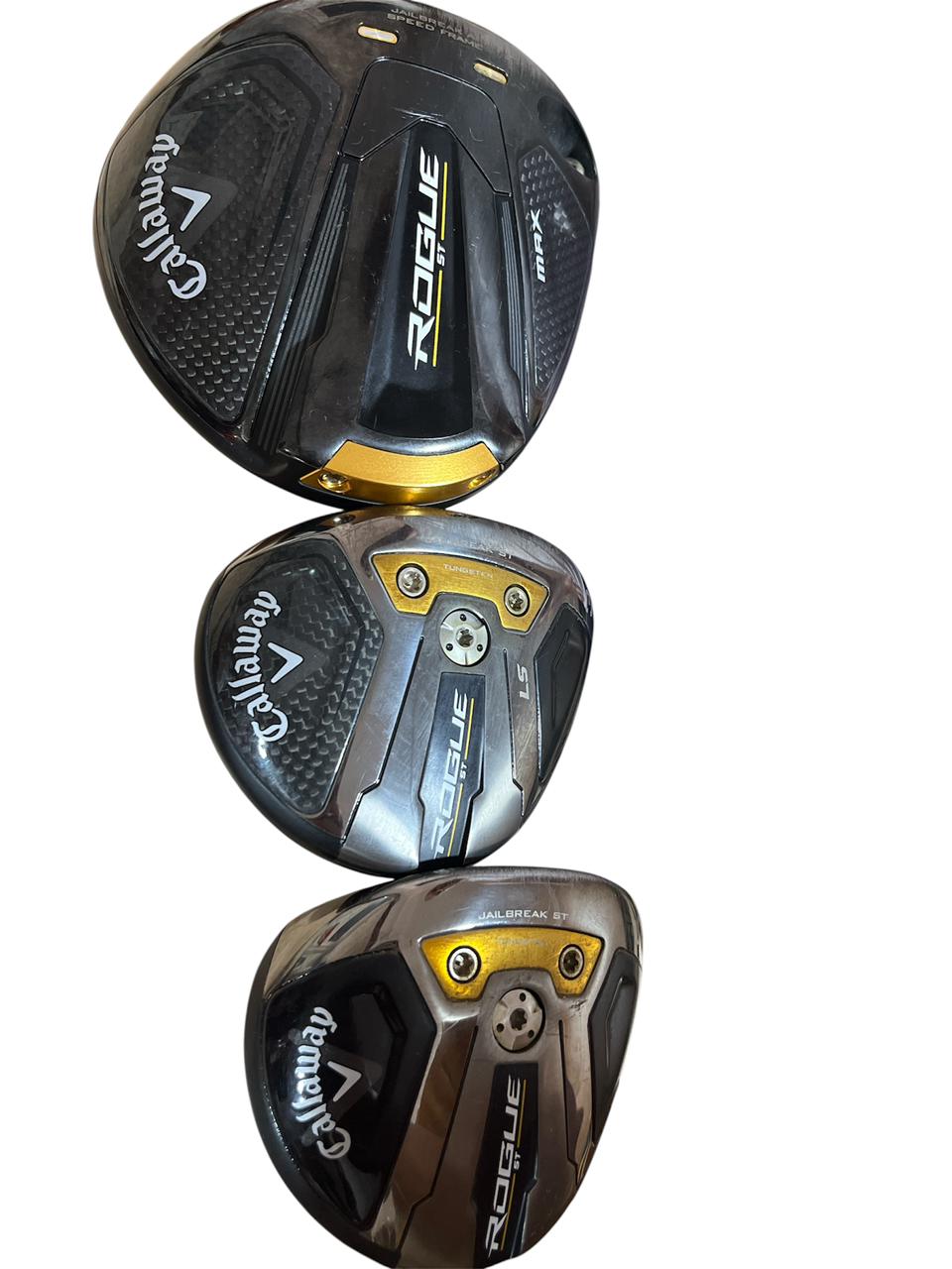 Callaway ROGUE st wood set. Flex stiff. Pre-Owned.