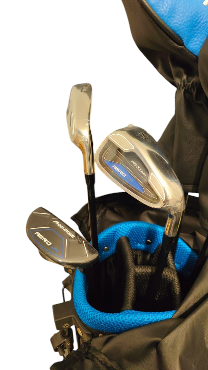 Benross Aero Blue 55-61" Junior Package Set, 8-12 years old, Brand New.