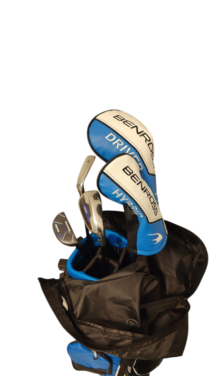 Benross Aero Blue 55-61" Junior Package Set, 8-12 years old, Brand New.
