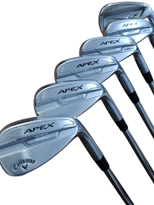 Callaway Apex 19 Pro Iron set (5-PW) "5 iron replaced by Callaway X" - Project X 6.0 Stiff - 7.5/10 Condition
