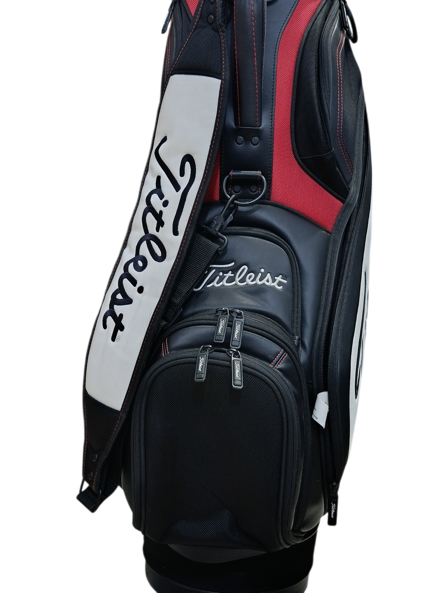 Titleist Jet Black Midsize Staff Bag (6-Way Top) - 9 /10 Condition