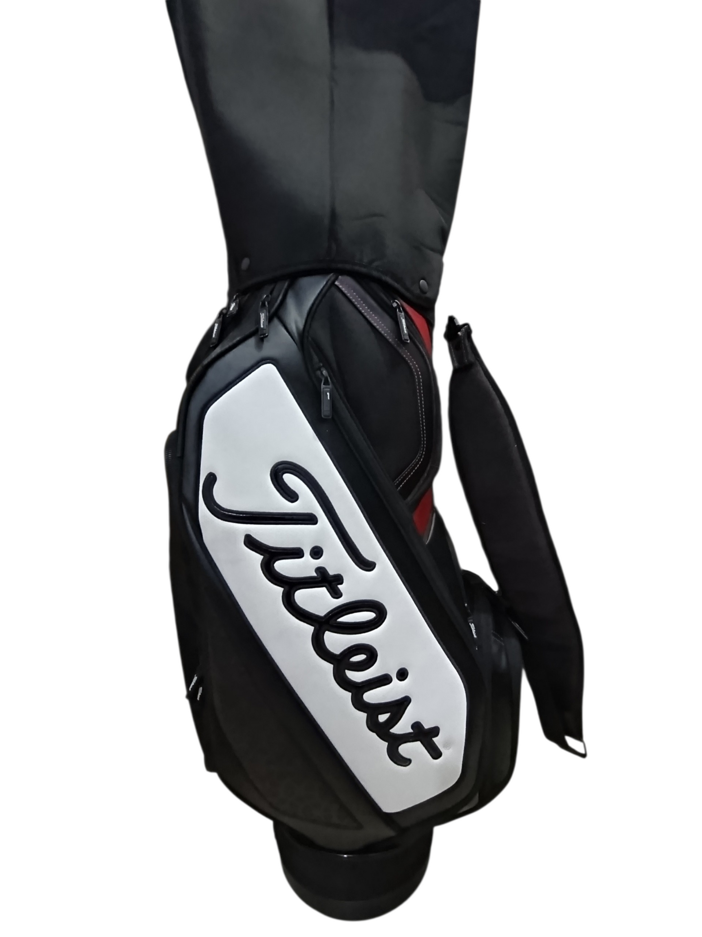 Titleist Jet Black Midsize Staff Bag (6-Way Top) - 9 /10 Condition
