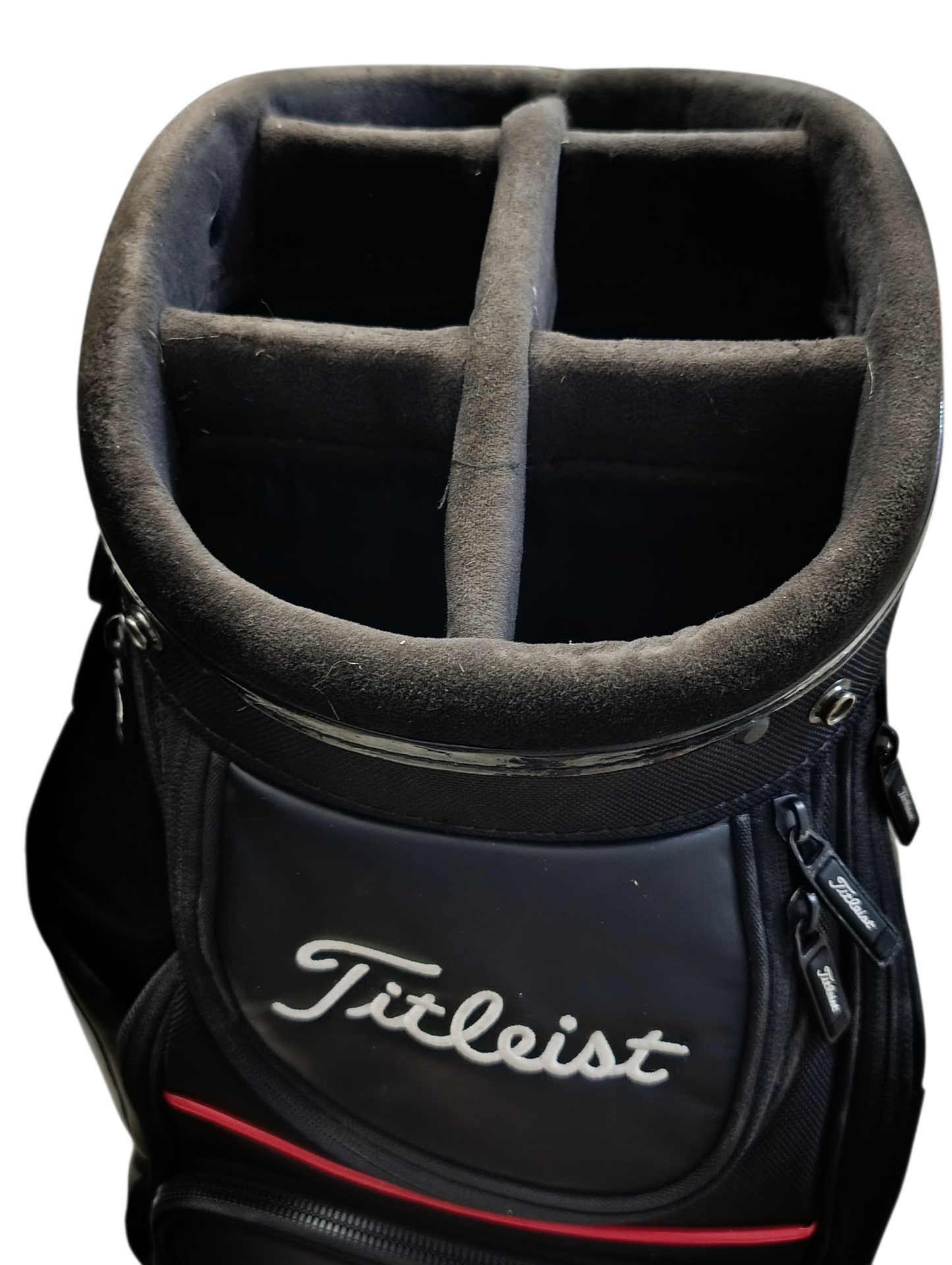 Titleist Jet Black Midsize Staff Bag (6-Way Top) - 9 /10 Condition
