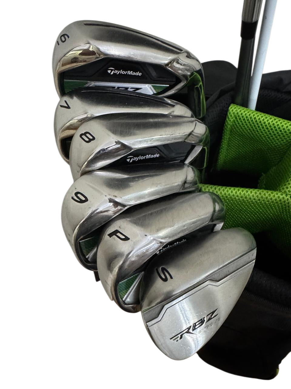 TaylorMade RBZ SpeedLite 10-Piece Golf Set with Cart Bag - 7.5 /10 Condition