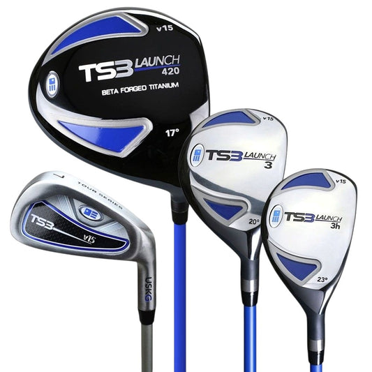 U.S. Kids Golf TS3 Launch v15 Tour Series 10-Club Set (Driver, 3W, 3H, 5-PW, GW) - 8/10 Condition