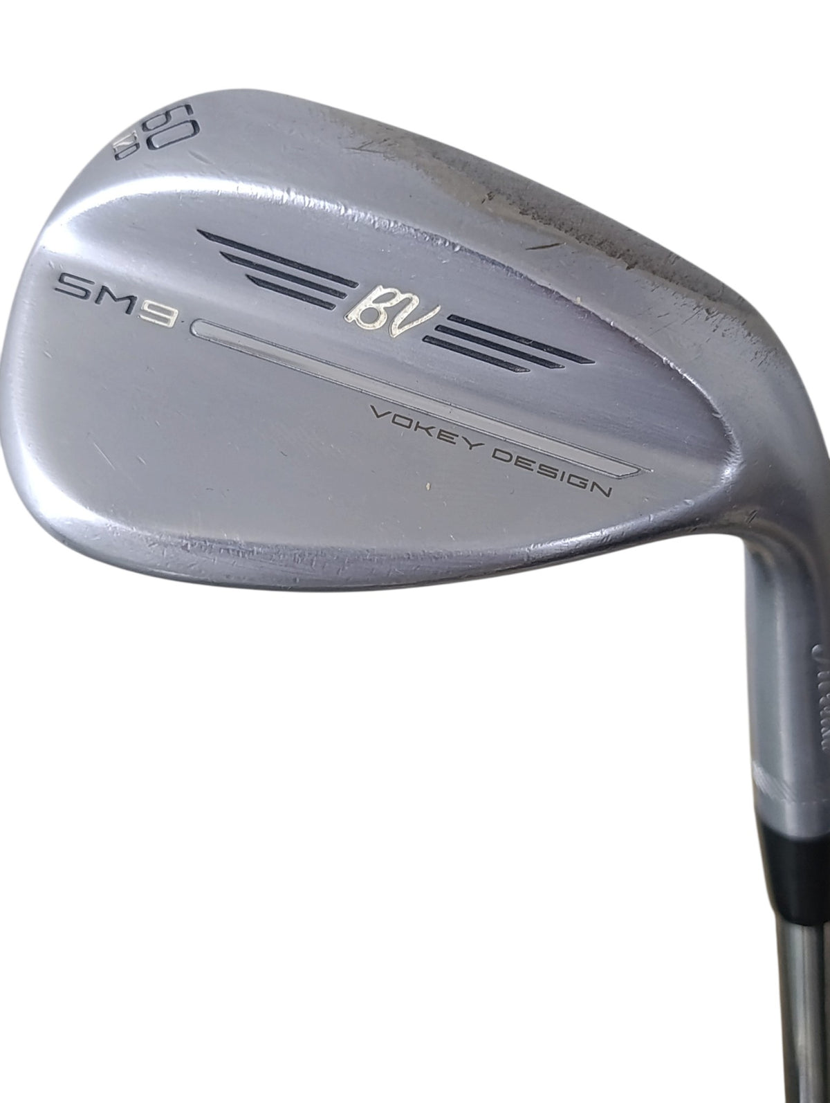 Titleist Vokey SM9 Tour Chrome 60° 12D Lob Wedge (KBS Steel) — 8/10 Condition