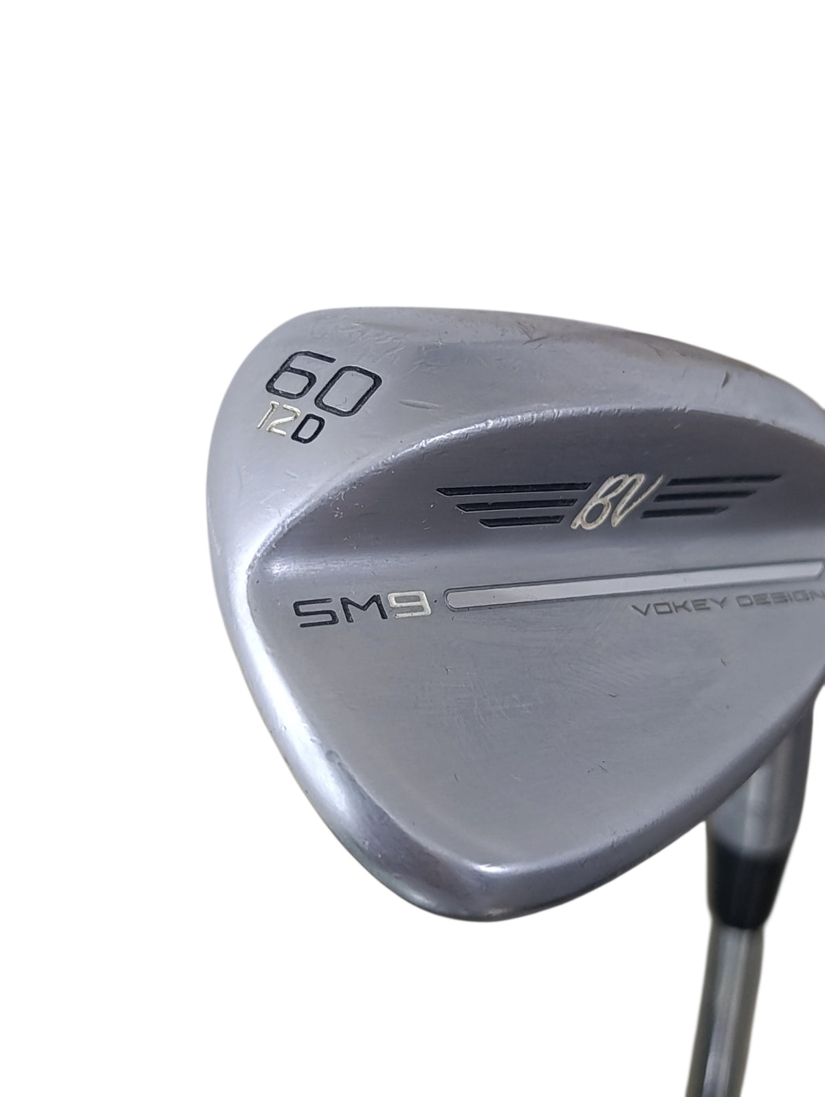 Titleist Vokey SM9 Tour Chrome 60° 12D Lob Wedge (KBS Steel) — 8/10 Condition