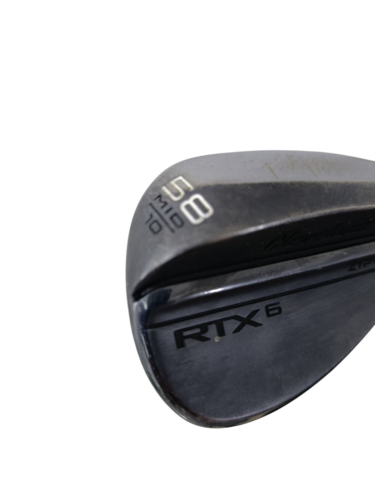 Cleveland RTX 6 ZipCore Black Satin Wedge 58°/10° Mid Bounce - 8.5/10 Condition