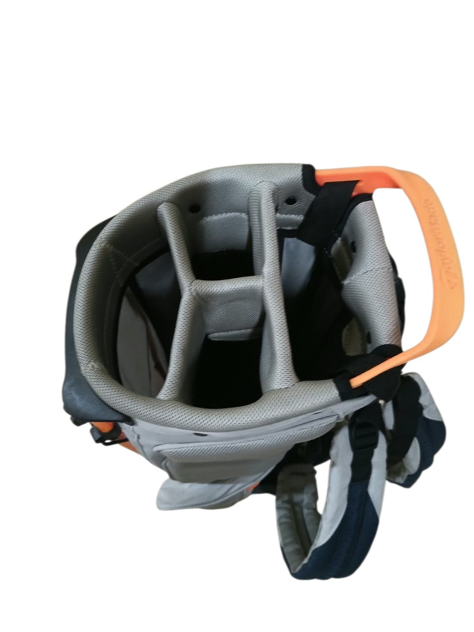 TaylorMade FlexTech Stand Bag (Grey/Navy/Orange) - Brand New (Missing Rain Hood) [10/10 Condition]