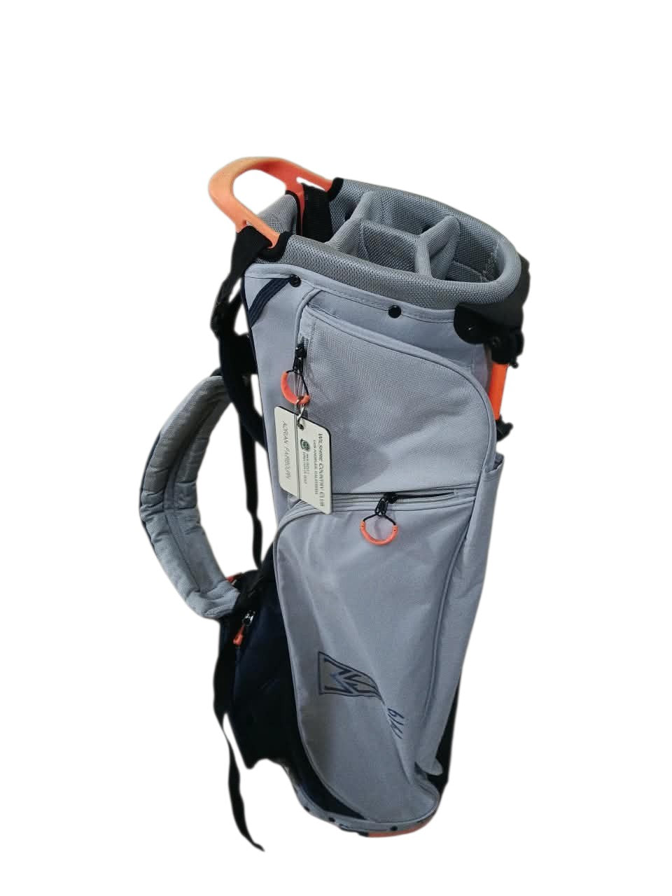 TaylorMade FlexTech Stand Bag (Grey/Navy/Orange) - Brand New (Missing Rain Hood) [10/10 Condition]