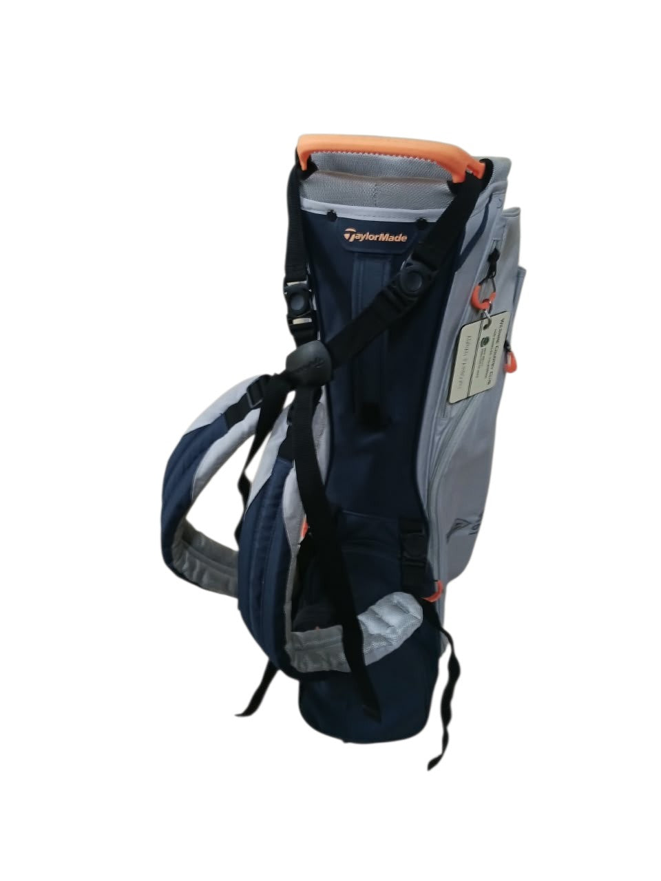 TaylorMade FlexTech Stand Bag (Grey/Navy/Orange) - Brand New (Missing Rain Hood) [10/10 Condition]