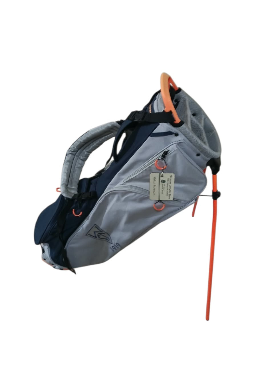TaylorMade FlexTech Stand Bag (Grey/Navy/Orange) - Brand New (Missing Rain Hood) [10/10 Condition]