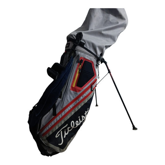Titleist Players 14 Stand Bag (Gray/Red/Black Edition), Pre-owned