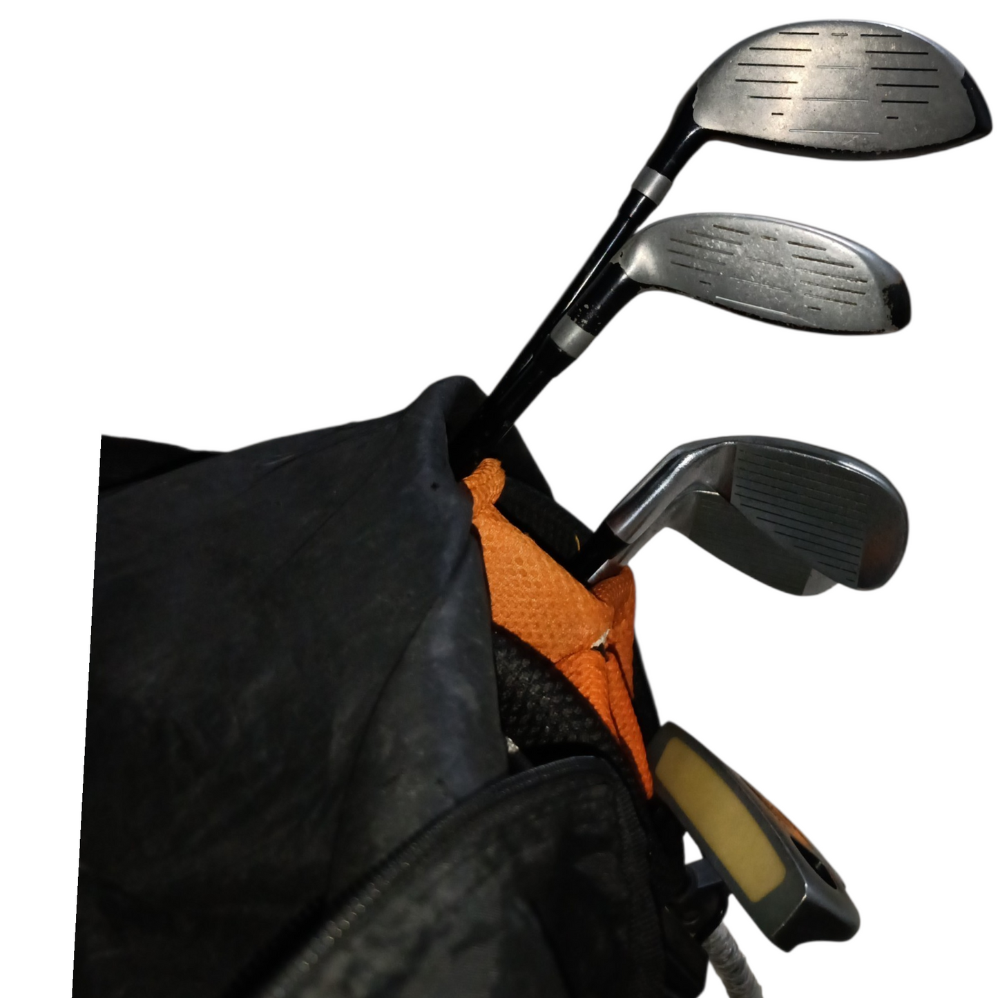Intech Lancer Junior Golf Set with Stand Bag (Orange/Black), age 8-12, (7.5/10) condition