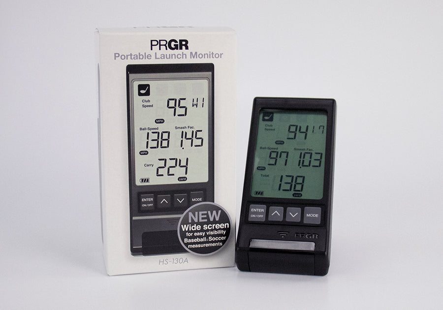 PRGR Portable Launch Monitor HS-130A (Wide Screen Edition) - 9/10 Condition