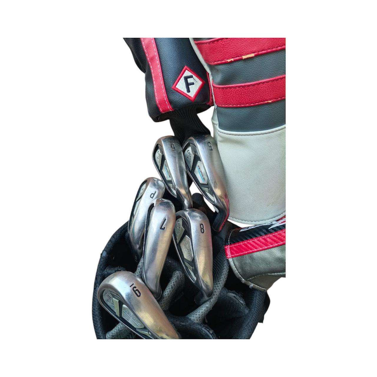 Callaway Rogue Men golf set, steel shaft, Pre-Owned.