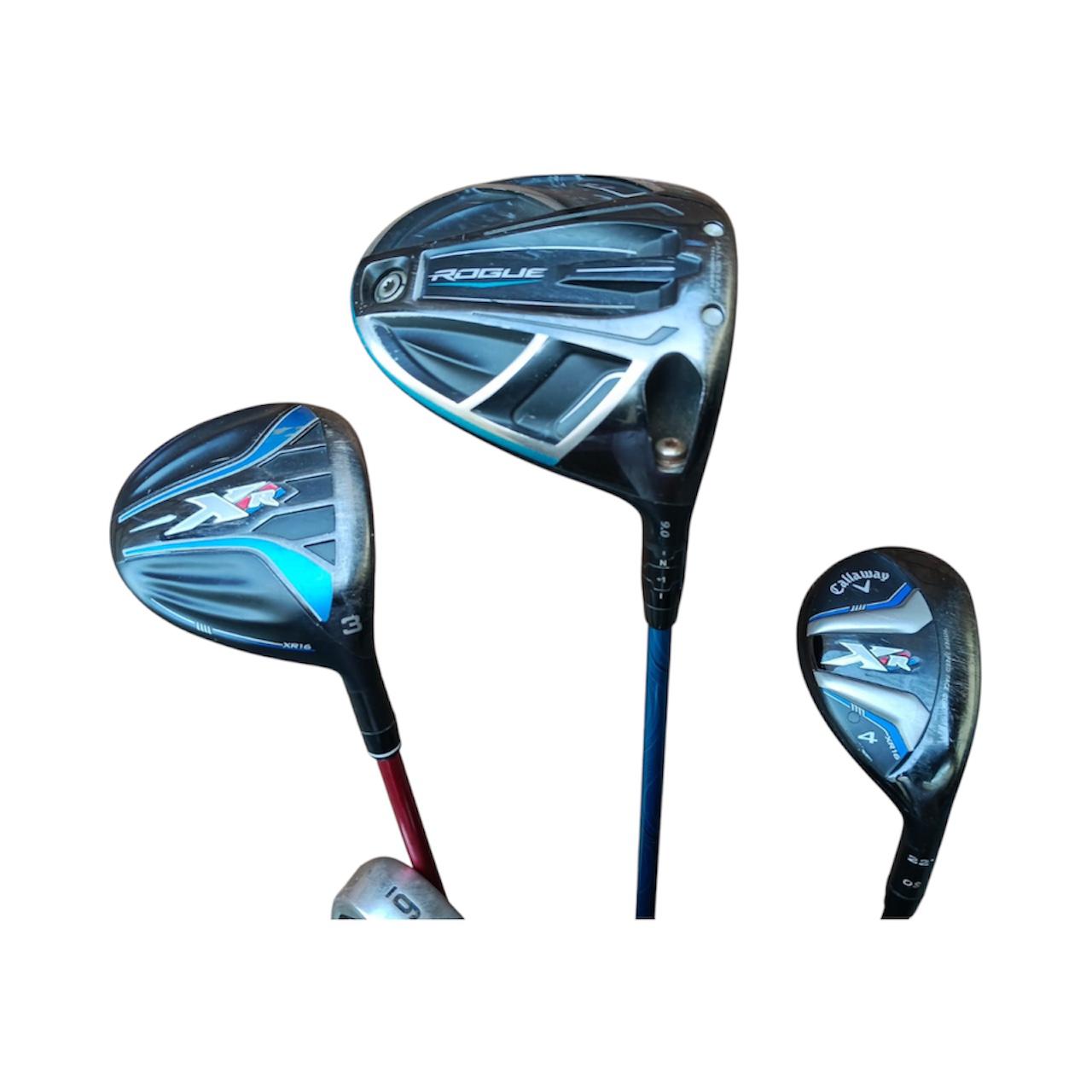 Callaway Rogue Men golf set, steel shaft, Pre-Owned.