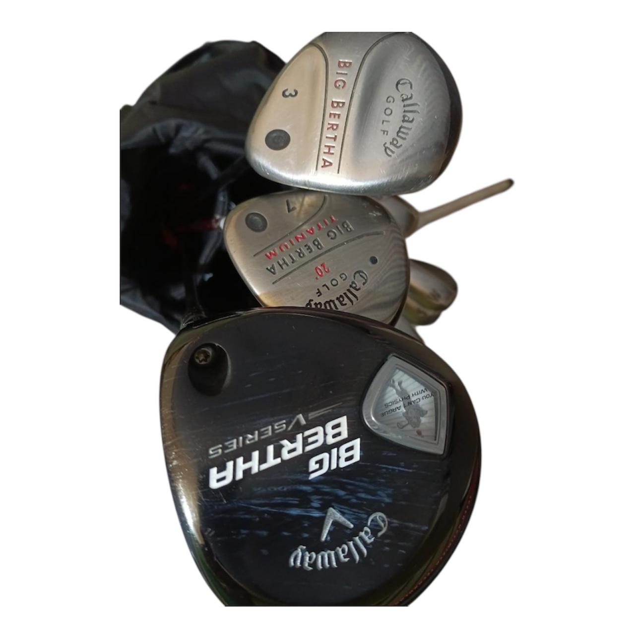 Callaway Big Birtha full men golf set, Graphite Regular shaft, pre-Owned.