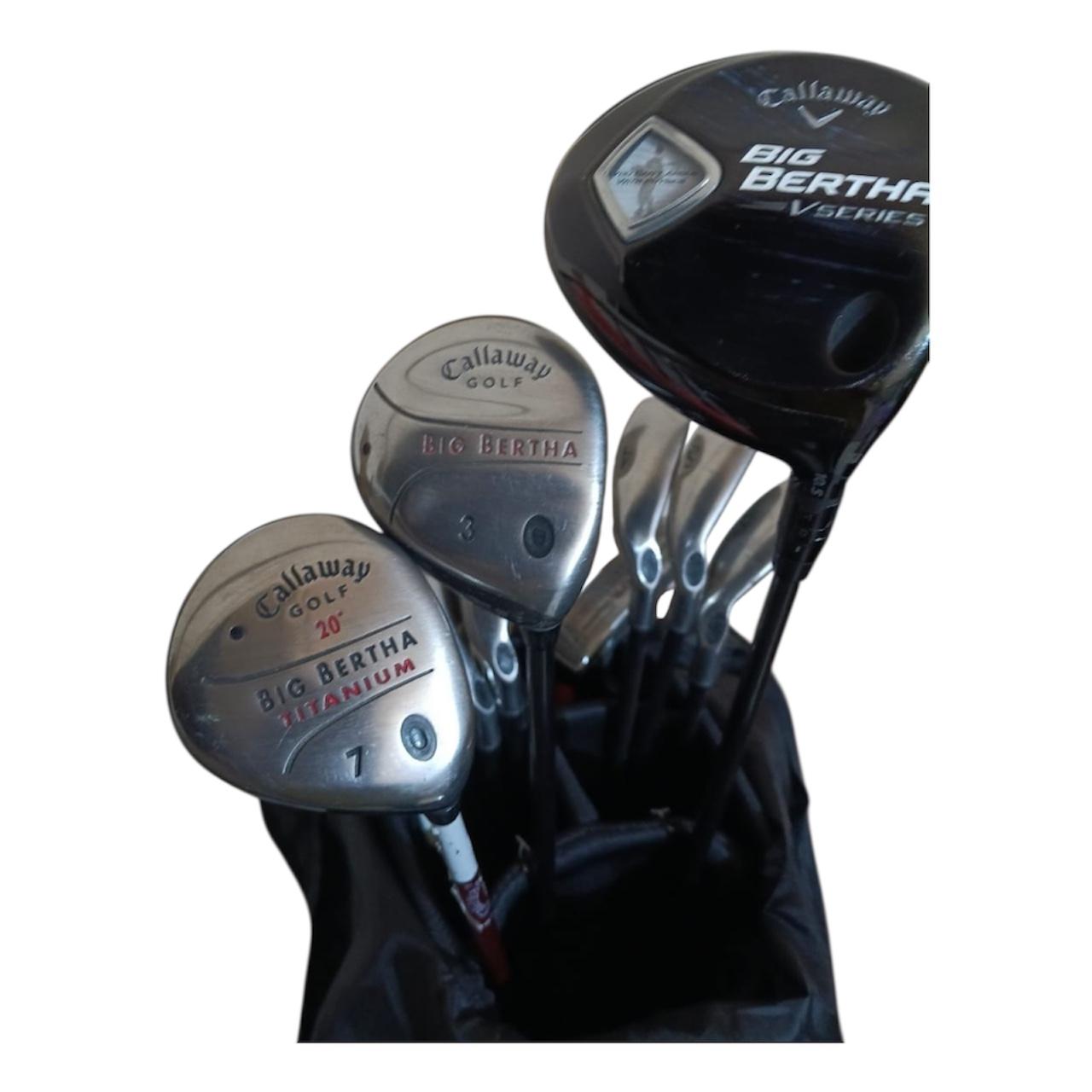 Callaway Big Birtha full men golf set, Graphite Regular shaft, pre-Owned.