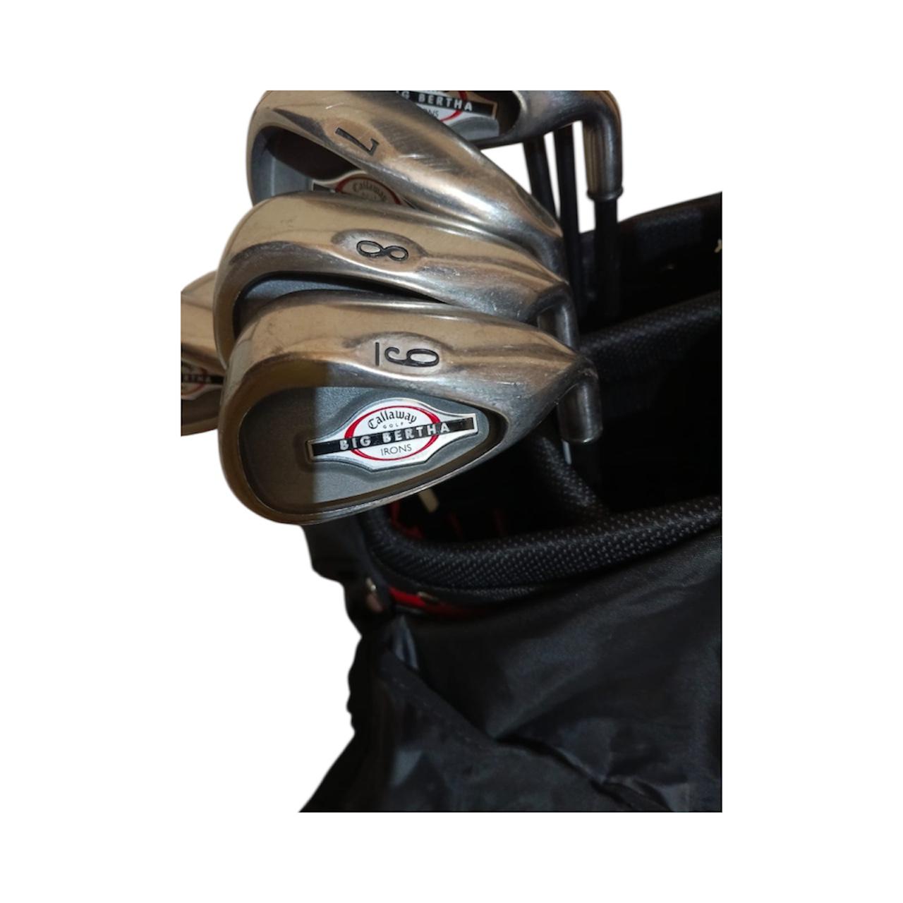 Callaway Big Birtha full men golf set, Graphite Regular shaft, pre-Owned.