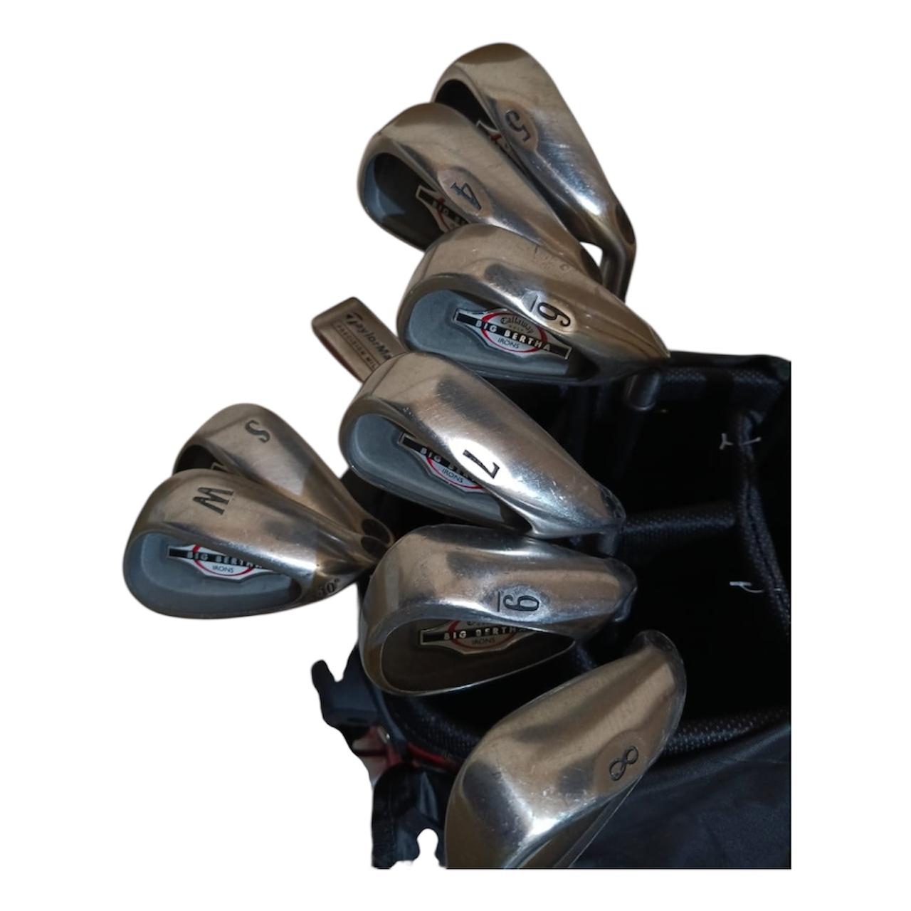 Callaway Big Birtha full men golf set, Graphite Regular shaft, pre-Owned.