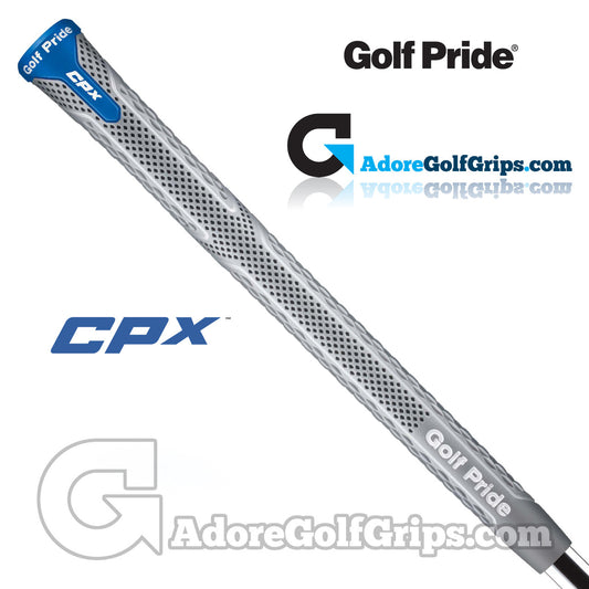 Golf Pride CPX Jumbo Grips - Grey / Blue, Brand New